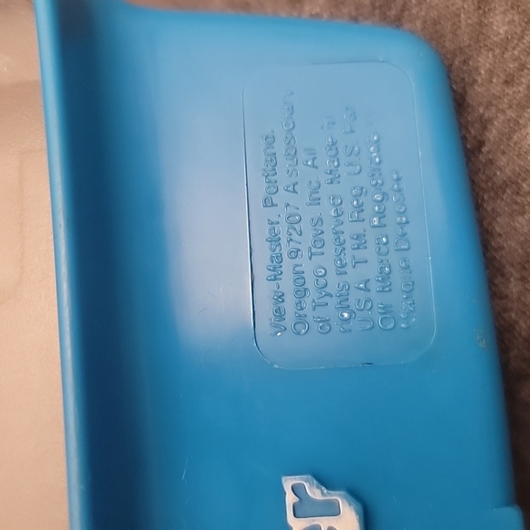 1998 3D View-Master Viewers Blue w/Orange Reel Slide - Picture 9 of 11